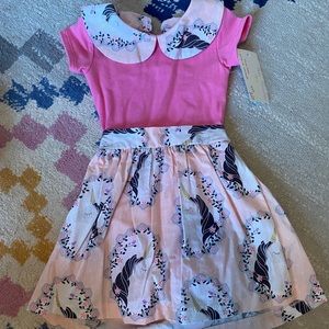 Five Loaves Two Fish Unicorn Dress NWT